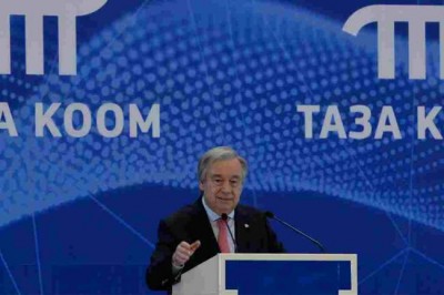 In Kyrgyzstan, UN chief Guterres highlights importance of governance for sustainable development
