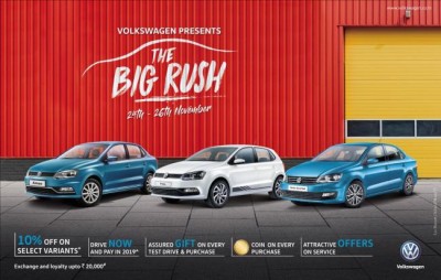 Volkswagen announces first ever 72hrs The Big Rush carnival!