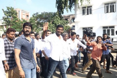 RK Nagar by poll: EC removes senior official over actor Vishal's disqualification row