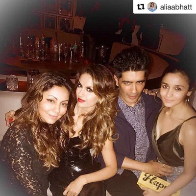 Bollywood stars attend launch of Gauri Khan's self designed lounge bar Arth