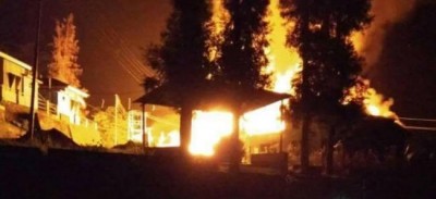 Darjeeling strike : GJM supporters set several establishments on fire