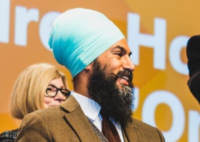 Jagmeet Singh becomes Canada's NDP leader for federal election 2019