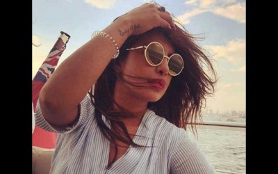Priyanka Chopra returns home