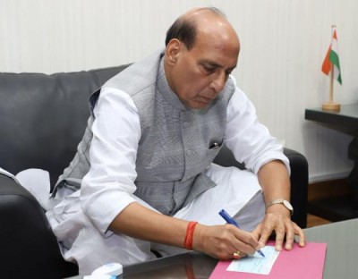 Home Minister Rajnath Singh launches live twitter wall on â€˜Bharat Ke Veerâ€™ 