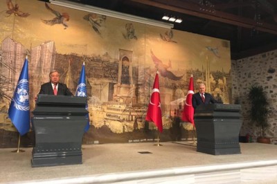 In Turkey, UN chief Guterres spotlights collective responsibility for refugee protection