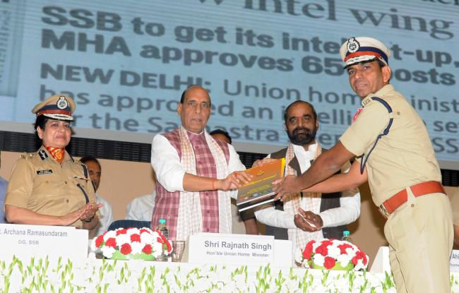 Union Home Minister Rajnath Singh in New Delhi