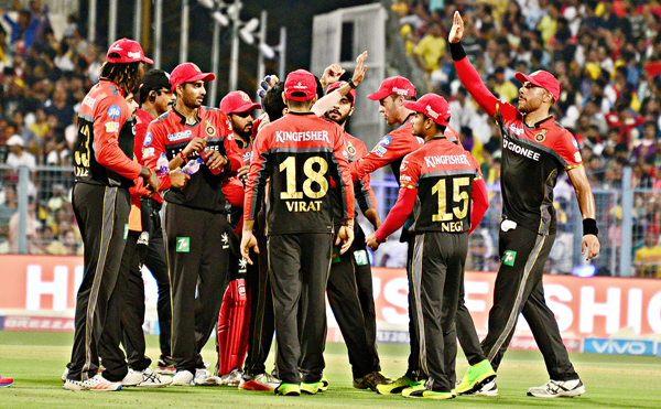 KKR beat RC Bangalore  at Eden Gardens