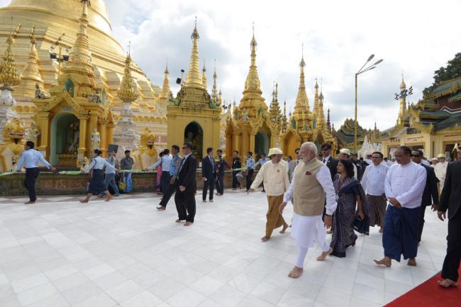 Prime Minister Narendra Modi's visit to Yangon, Myanmar 