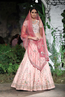 Dia Mirza walks down ramp in  India Couture Week 2017