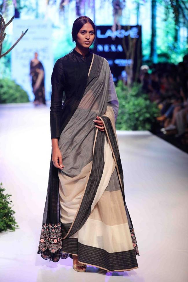 Shraddha Kapoor walks the ramp for Rahul Mishra In Lakme Fashion Week