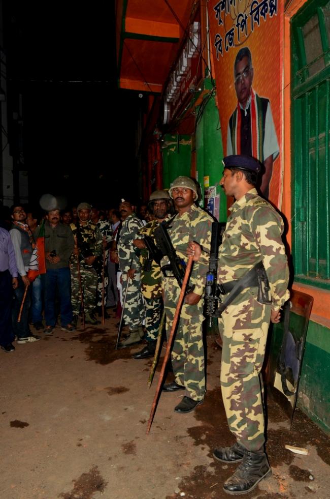 BJP office in Kolkata attacked after CBI arrests TMC MP Sudip Bandopadhyay