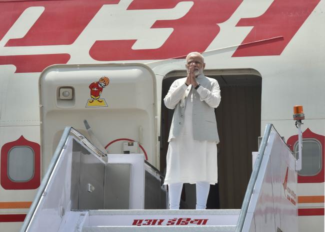  PM Modi leaves for China to attend BRICS Summit