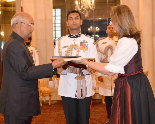 President,Ram Nath Kovind, at Rashtrapati Bhavan