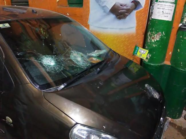 BJP office in Kolkata attacked after CBI arrests TMC MP Sudip Bandopadhyay