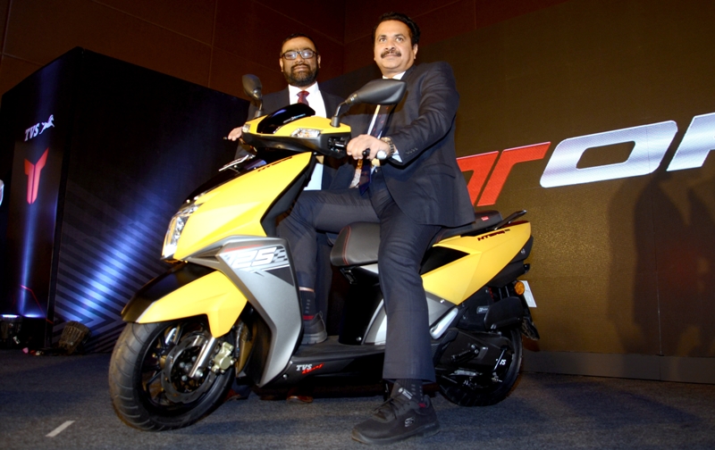 TVS Motor Company launches its first 125cc scooter in Kolkata 