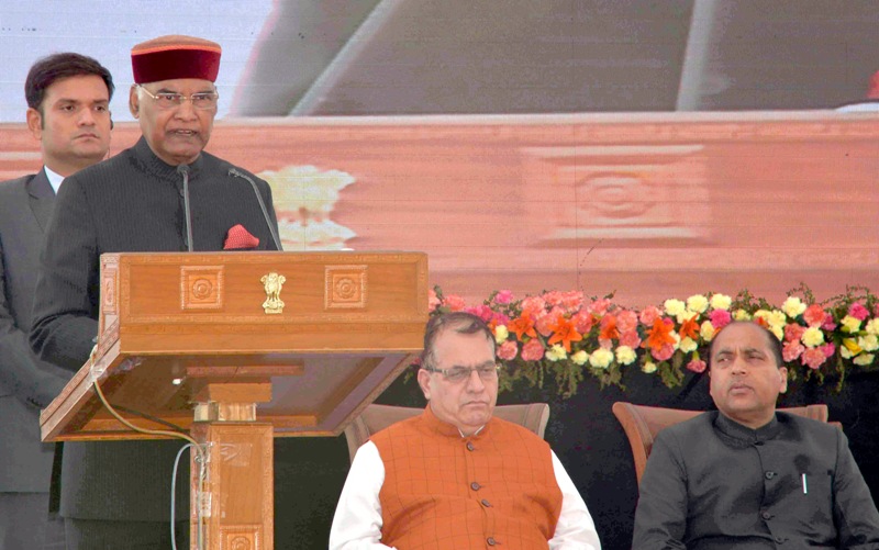 President Kovind addresses gathering in Himachal Pradesh 