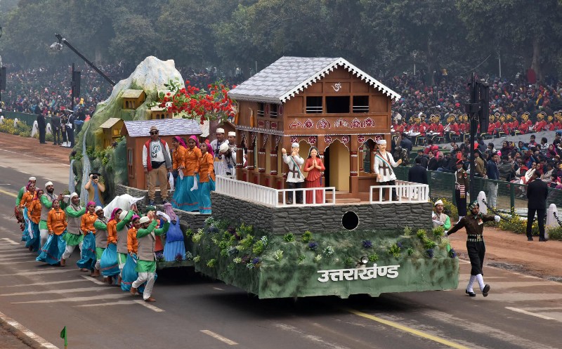 Dress rehearsal for Republic Day in Delhi