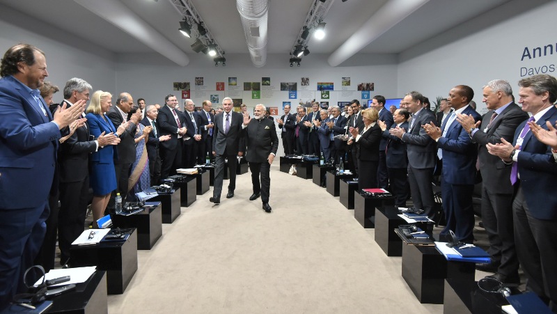 Narendra Modi in Davos