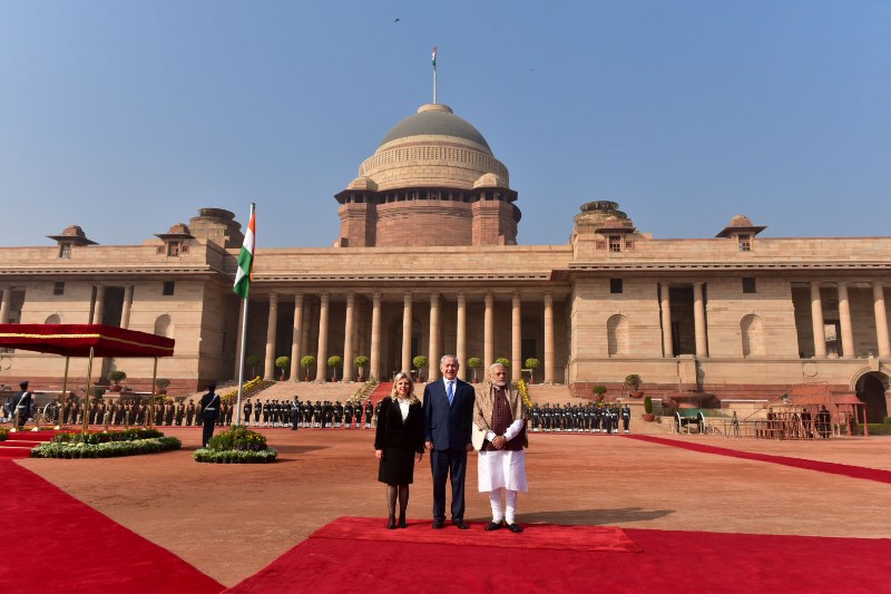 Netanyahu in India