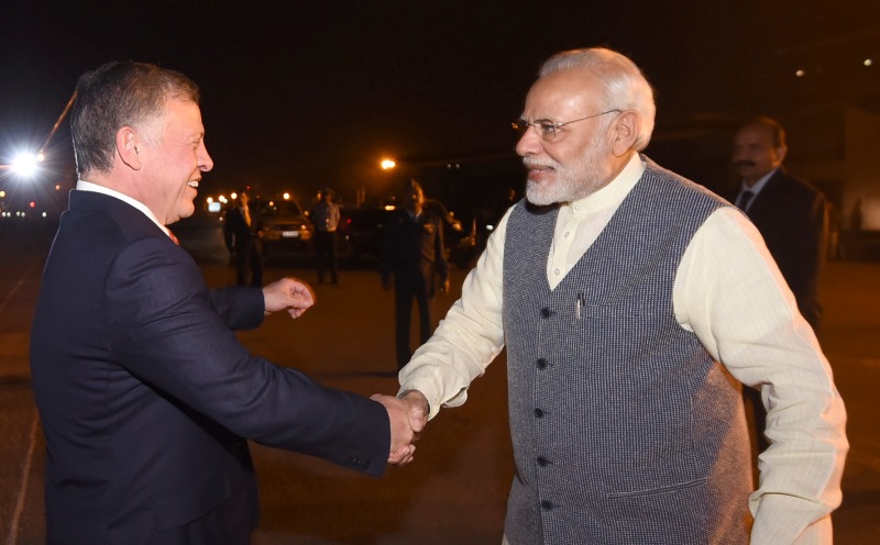 The King of Jordan  Abdullah II Bin Al-Hussein Visits India