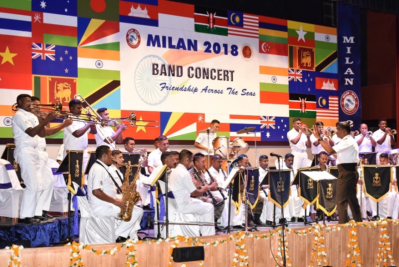 Foreign ships arrive in India for MILAN