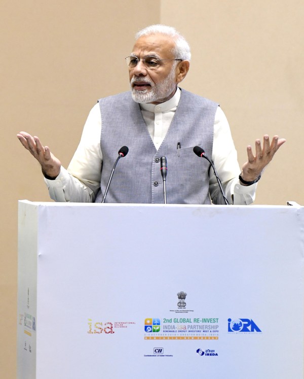 PM Modi addresses first Assembly of International Solar Alliance in New Delhi