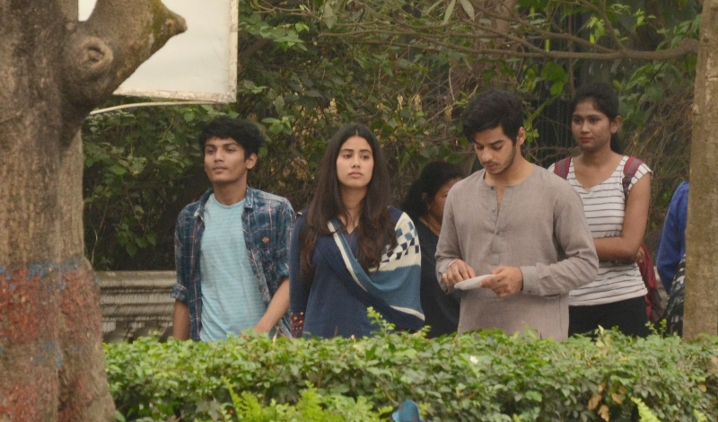 Janhvi Kapoor, Ishaan Khatter shoot at Victoria Memorial for Dhadak