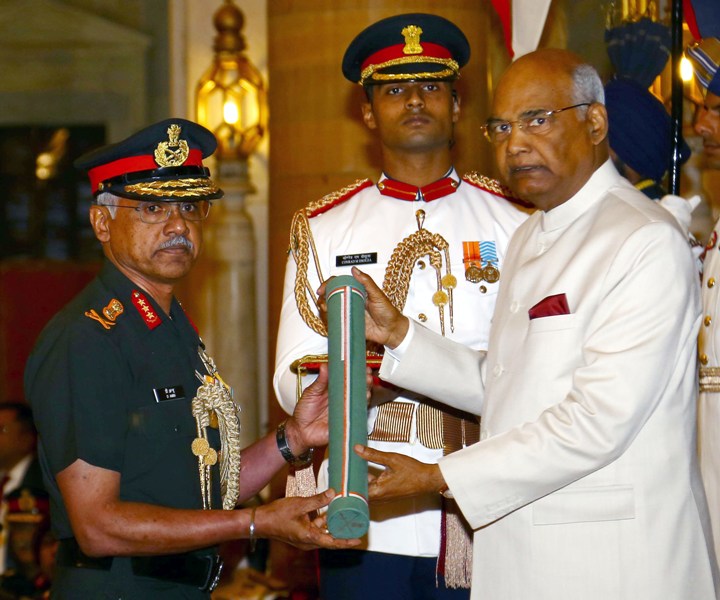 President Kovind, PM Modi meet at Defence Investiture Ceremony-II in New Delhi