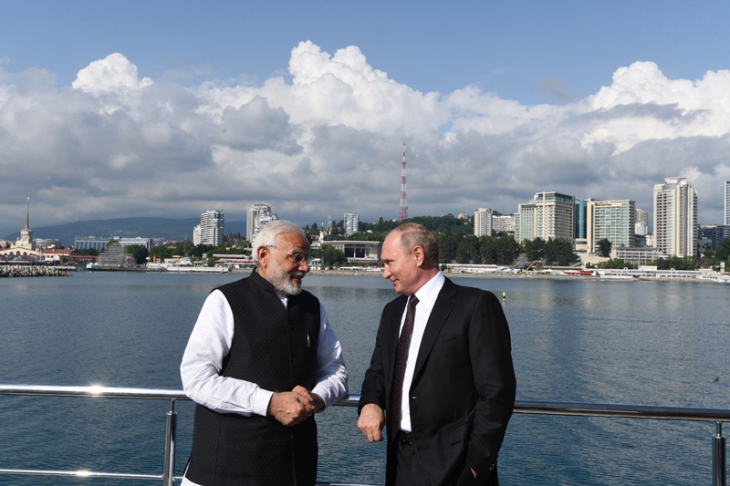 Modi in Russia 