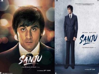 Makers release new Sanju poster, Ranbir recreates Sanjay Dutt's 'Rocky' look from 80's