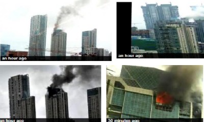 Mumbai: Fire breaks out in highrise, rescue operation on