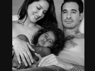 Sunny Leone celebrates "gotcha" anniversary with her daughter Nisha