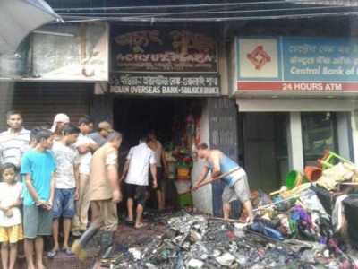 Assam : Three people,  including 18-month-old, die in fire in commercial building