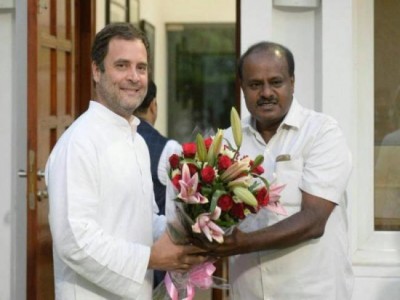 Karnataka bypoll results: Cong-JD(S) surges ahead of BJP