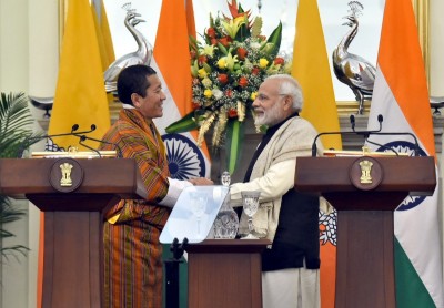 Prime Minister Narendra Modi meets Prime Minister of Bhutan Dr. Lotay Tshering