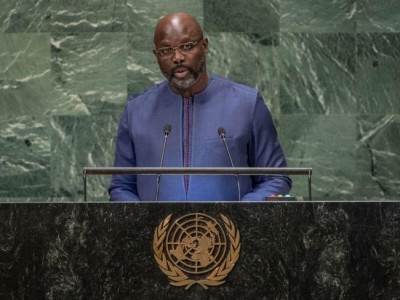 Liberia is a UN peacekeeping success and country is grateful for support, President Weah tells world leaders