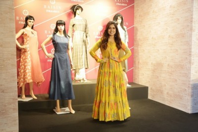 Bhumi Pednekar launches Raisin fusion wear line