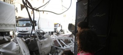 Syria: UN aid convoy returns to eastern Ghouta