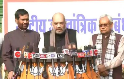 Lok Sabha Bihar seat-sharing: BJP, JD(U) to share 17 seats each, LJP gets 6