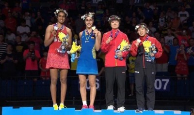 Spain's Carolina Marin beats PV Sindhu in Badminton World Championships final 