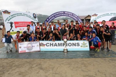 4th Capt N Kenguruse, MVC Memorial Football Tournament 2018 held in Kohima 