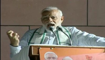 Congress politics due to 2019 polls delaying Ayodhya hearing: Modi in Alwar