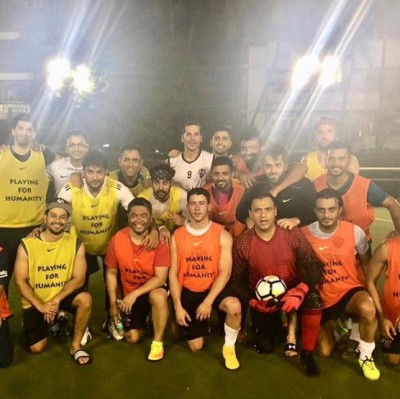 MS Dhoni plays football match with Nick Jonas after successful Asia Cup campaign