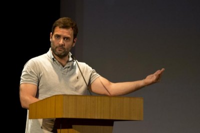 NDA's Aadhaar is a compulsory weapon to disempower citizens: Rahul Gandhi