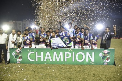 Sunfeast hosts school football league in Kolkata