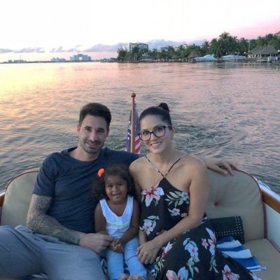 Actress Sunny Leone's daughter Nisha turns 3