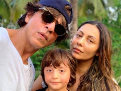 SRK, AbRam celebrate Gauri Khan's 48th birthday