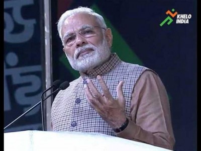 Narendra Modi arrives in Chennai, inaugurates  Amma Two-Wheeler Scheme