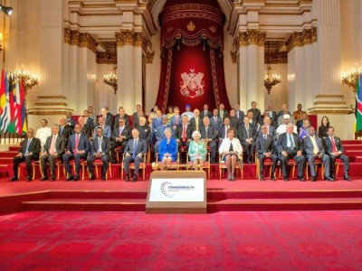 Canada PM Justin Trudeau attends opening of Commonwealth Summit in London