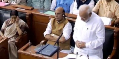 Nation witnessed negativity today, PM Modi takes on Rahul Gandhi in LS